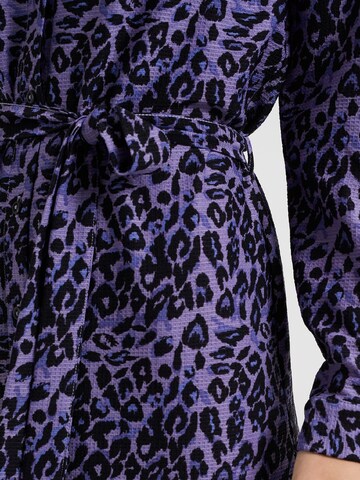 WE Fashion Košilové šaty – fialová