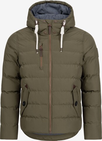 Veste d’hiver 'Chandler' BRAVE SOUL en vert : devant