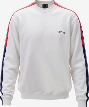 Felpa 'XM002722 AF11960' di ARMANI EXCHANGE in bianco: frontale