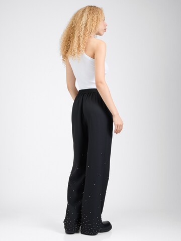 PIECES Boot cut Pants in Black