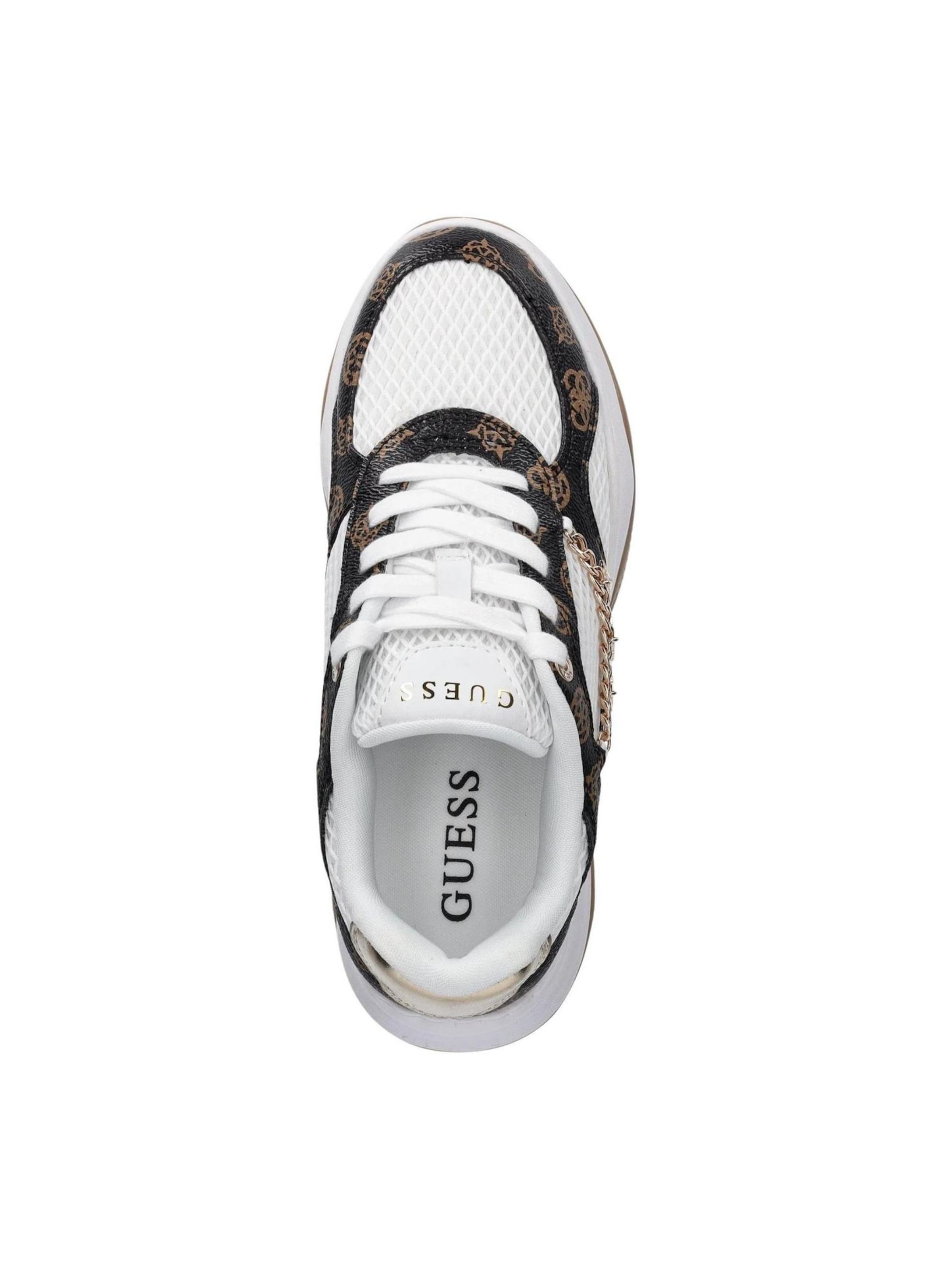 Sneaker bassa 'HARPAA FLPHAR FAL12' di GUESS in marrone