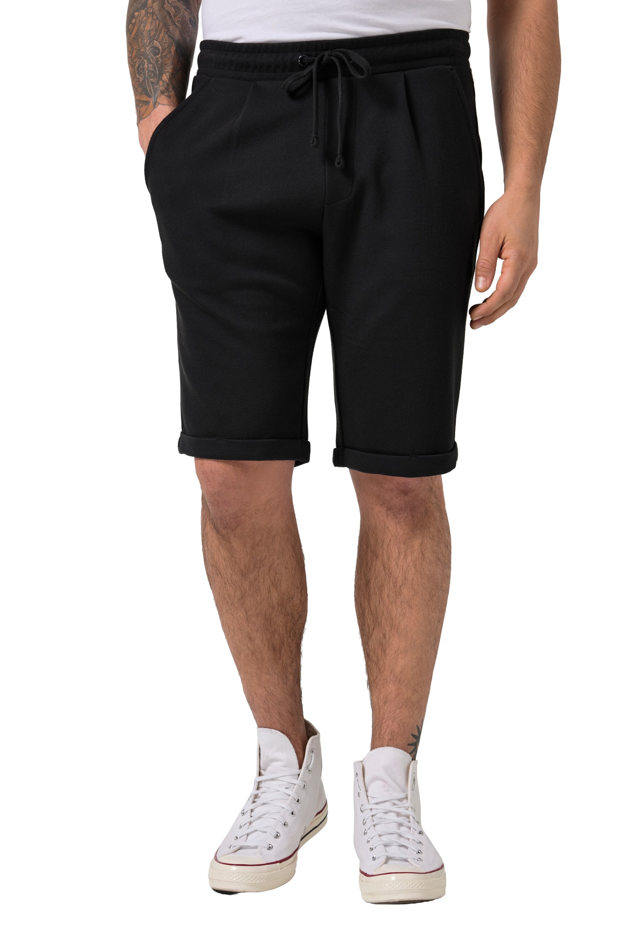 JP1880 Regular Trousers in Black: front