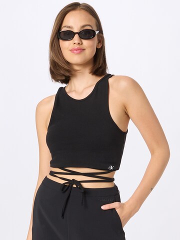Calvin Klein Jeans Regular Top in Black: front