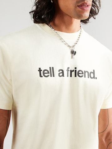 VANS Shirt 'Tell A Friend' in Beige