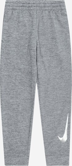 NIKE Спортивные штаны в Серый меланж / Белый, Обзор товара
