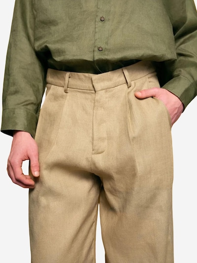 Giesto Pleat-front trousers in Khaki, Item view