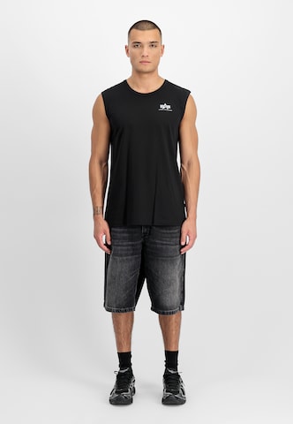 T-Shirt ALPHA INDUSTRIES en noir