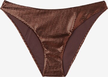 CALZEDONIA Bikini Bottoms in Brown: front
