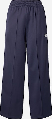 ADIDAS ORIGINALS Wide Leg Hose in Blau: predná strana