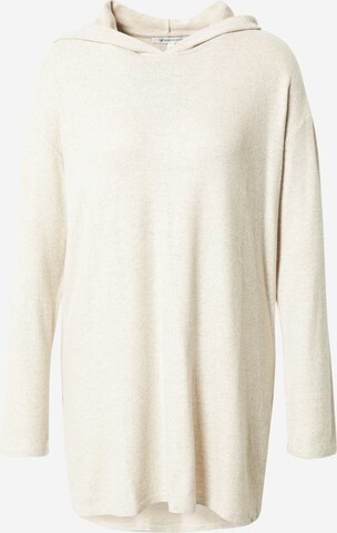 TOM TAILOR DENIM Sweater in Beige: front