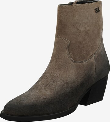 LAZAMANI Cowboy Boots in Brown: front