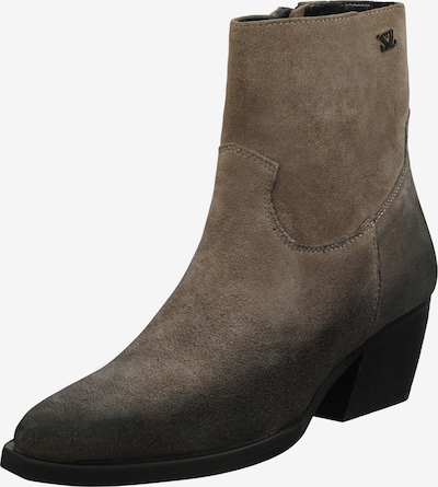 LAZAMANI Bottes de cowboy en marron, Vue avec produit