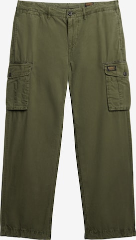 Pantalon cargo Superdry en vert : devant