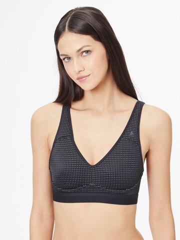 ODLO Triangle Sports Bra in Black: front