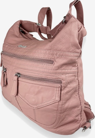 Kumixi Rucksack '2in1 Rucksacktasche' in Pink: Vorderseite