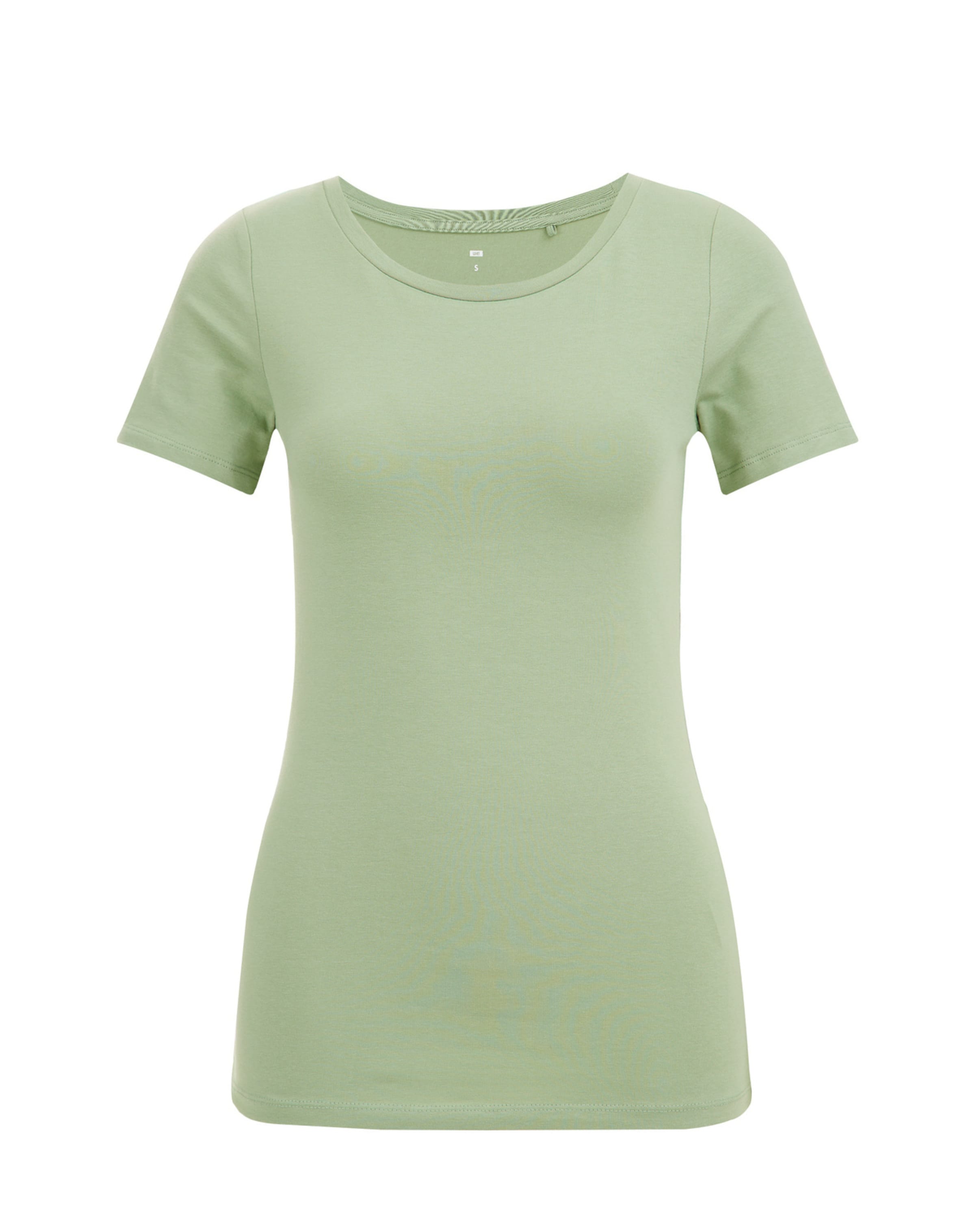 WE Fashion T-shirt i grön: framsida