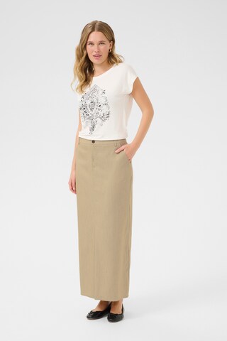 Jupe 'Ravna' Kaffe en beige