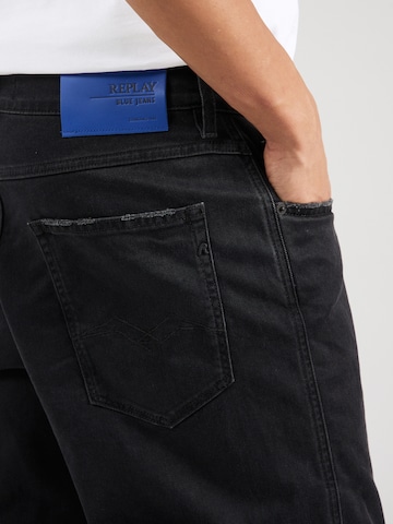 REPLAY Tapered Jeans 'SANDOT' i svart
