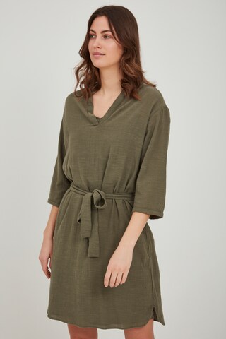 Fransa Shirt Dress in Green: front