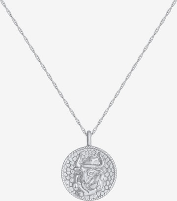 ELLI Halskette Sternzeichen - Stier in Silber: Vorderseite