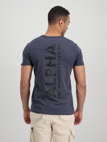 ALPHA INDUSTRIES T-Shirt in Grau