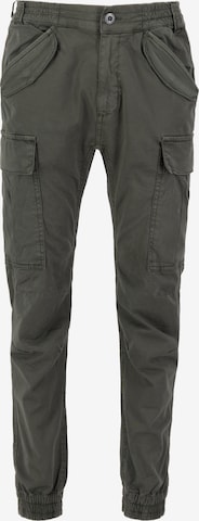 ALPHA INDUSTRIES Cargobyxa 'Airman' i grå: framsida