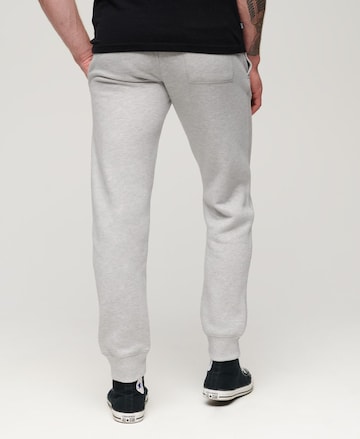 Tapered Pantaloni 'Essential' di Superdry in grigio