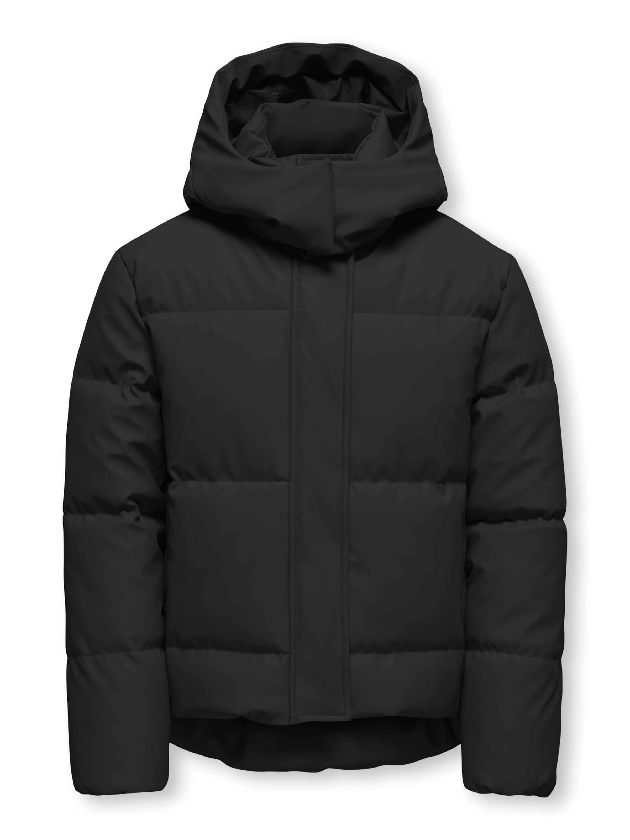 ONLY GIRLS Vinterjakke i sort: forside