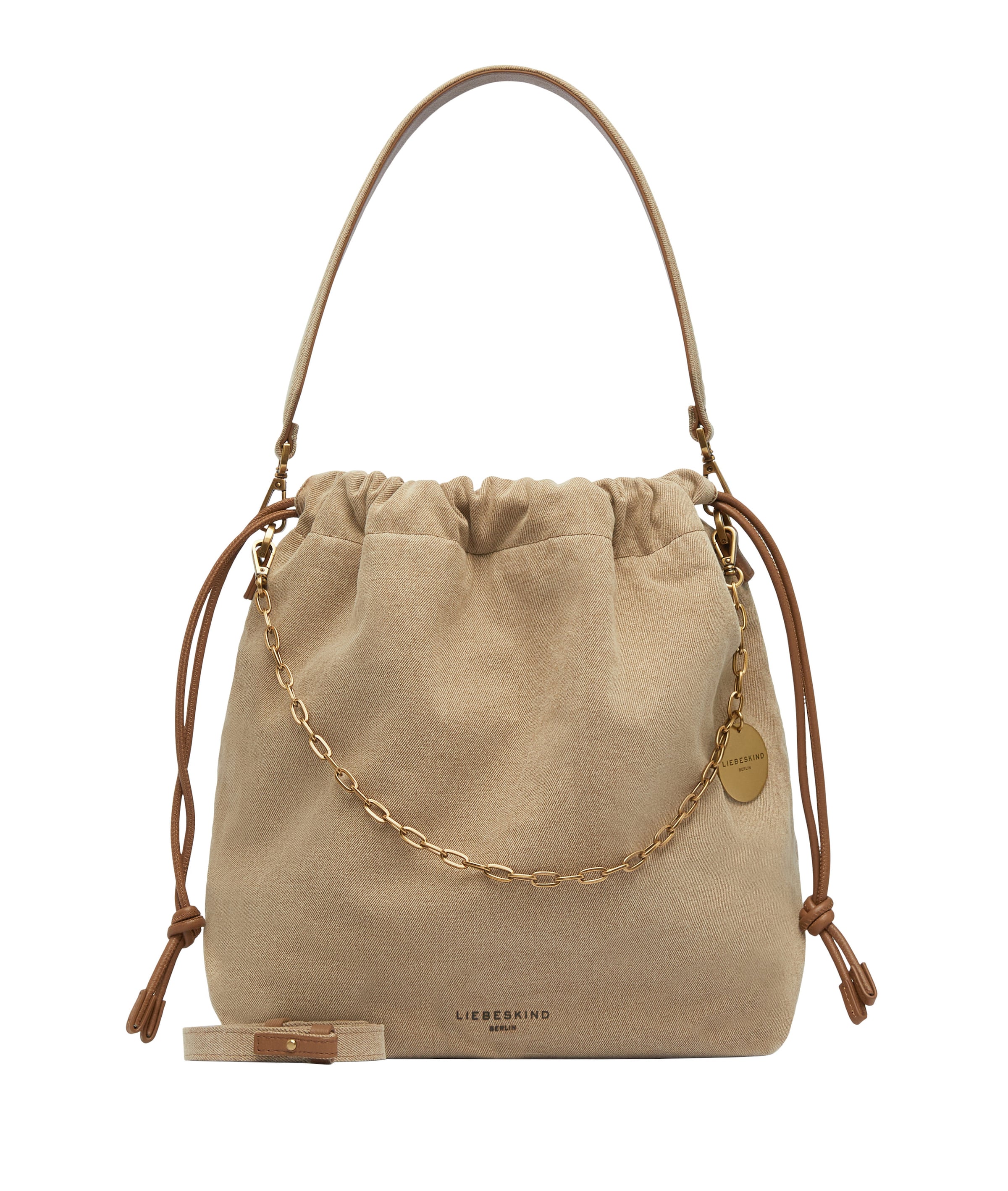 Liebeskind Berlin Hobo in Beige: Vorderseite