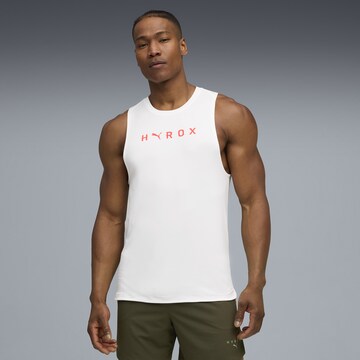 PUMA Functioneel shirt 'Puma x Hyrox Cloudspun' in Wit: voorkant