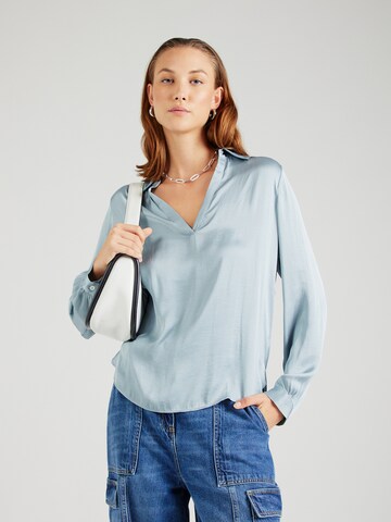 rosemunde Bluse in Blau: Vorderseite