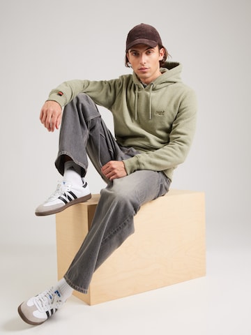 Superdry Μπλούζα φούτερ 'Essential' σε πράσινο