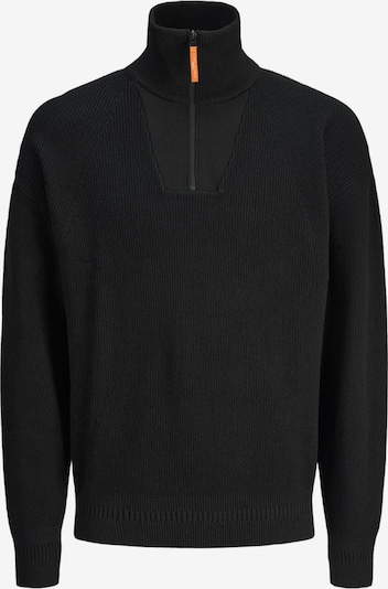 JACK & JONES Neulepaita koossa S värissä tummanoranssi / musta, Tuotenäkymä