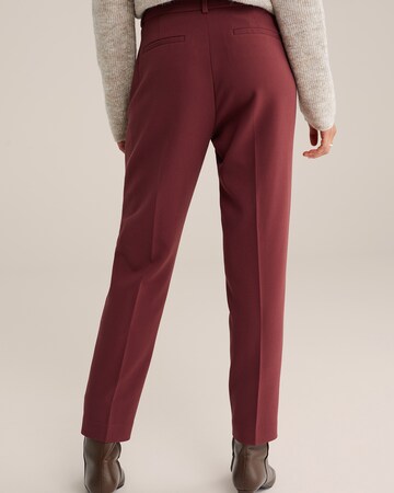 WE Fashion Slimfit Spodnie w kolorze czerwony