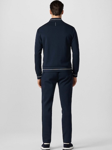 Hackett London Sweatshirt 'Hs Tech Track Fz' in Blue