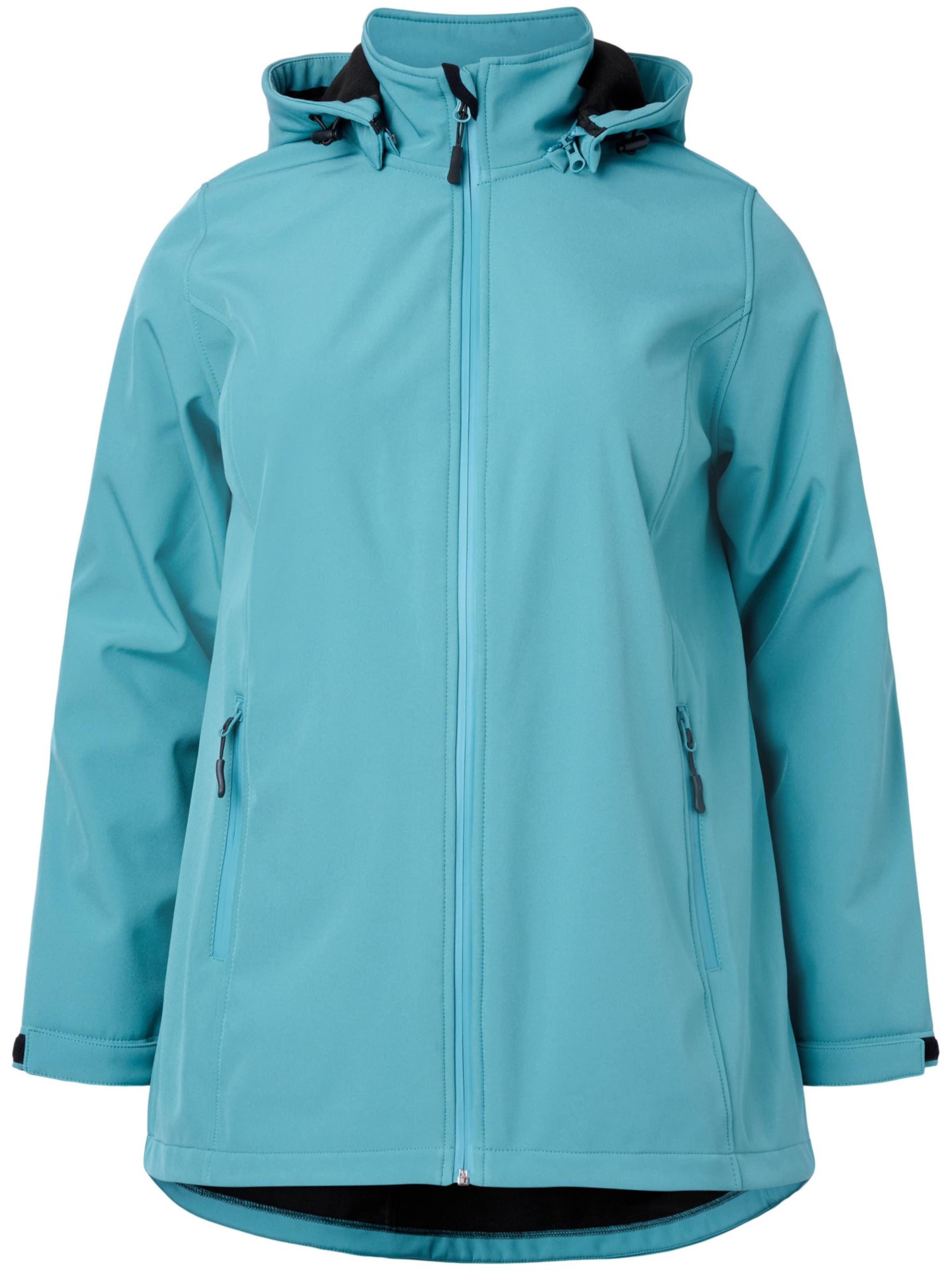 Zizzi Functionele jas Caasta in Turquoise ABOUT YOU