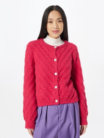 ONLY Knit Cardigan 'YVIE' in Pink: front