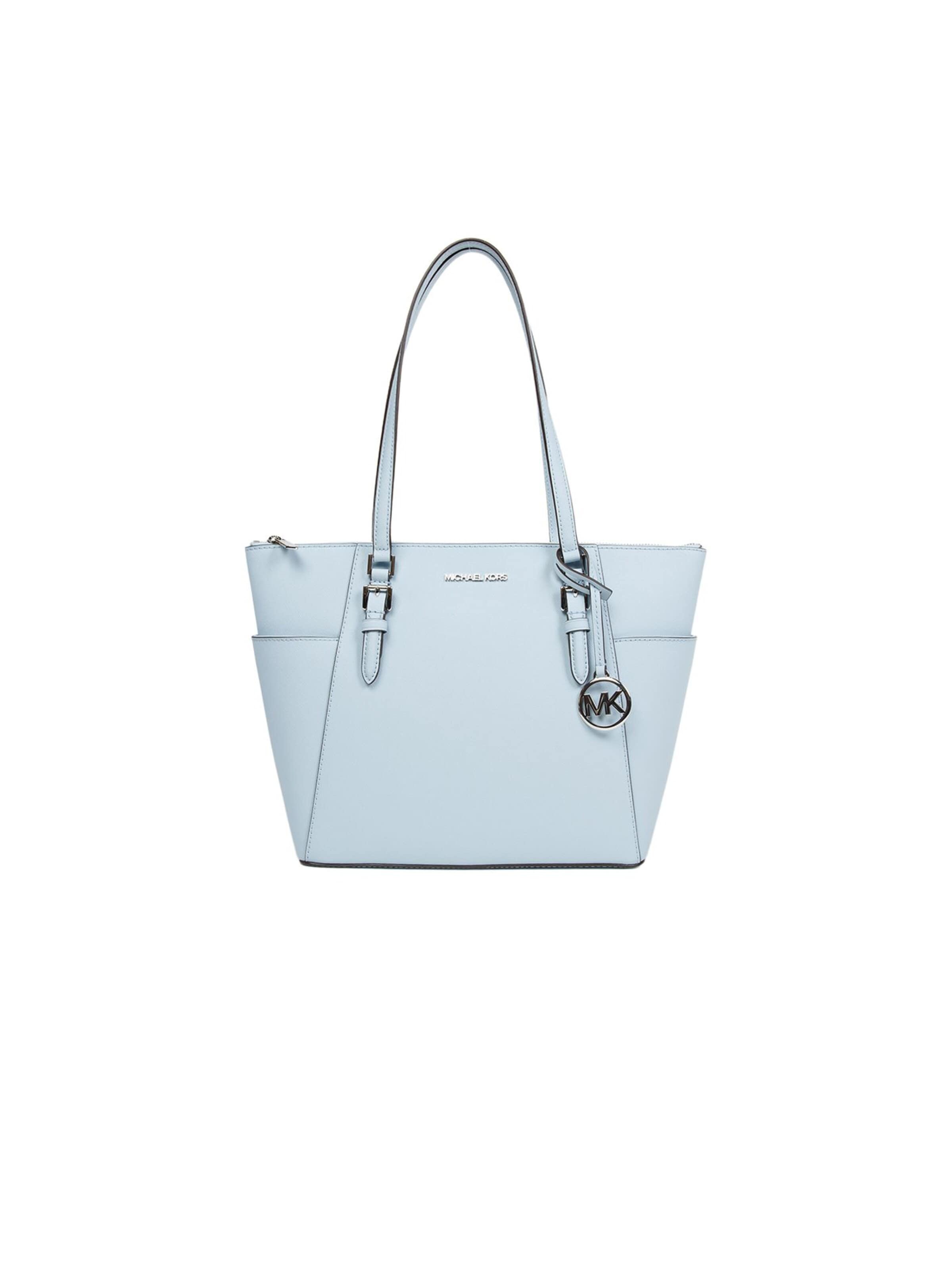 Borsa a spalla 'Charlotte Large Top-Zip Tote' di Michael Kors in blu: frontale