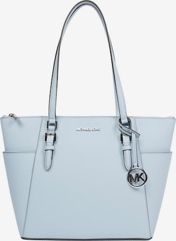 Borsa a spalla 'Charlotte Large Top-Zip Tote' di Michael Kors in blu: frontale