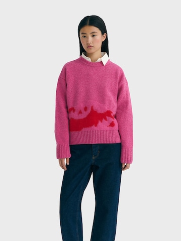 Pullover 'Petra' di Thinking MU in lilla: frontale