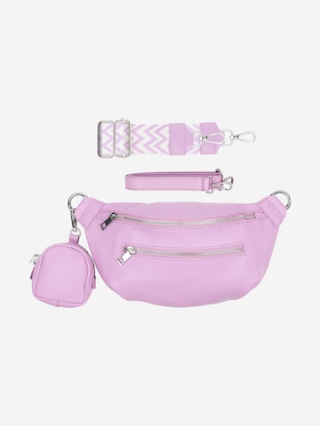 SevaBags Crossbody Bag in Purple: front