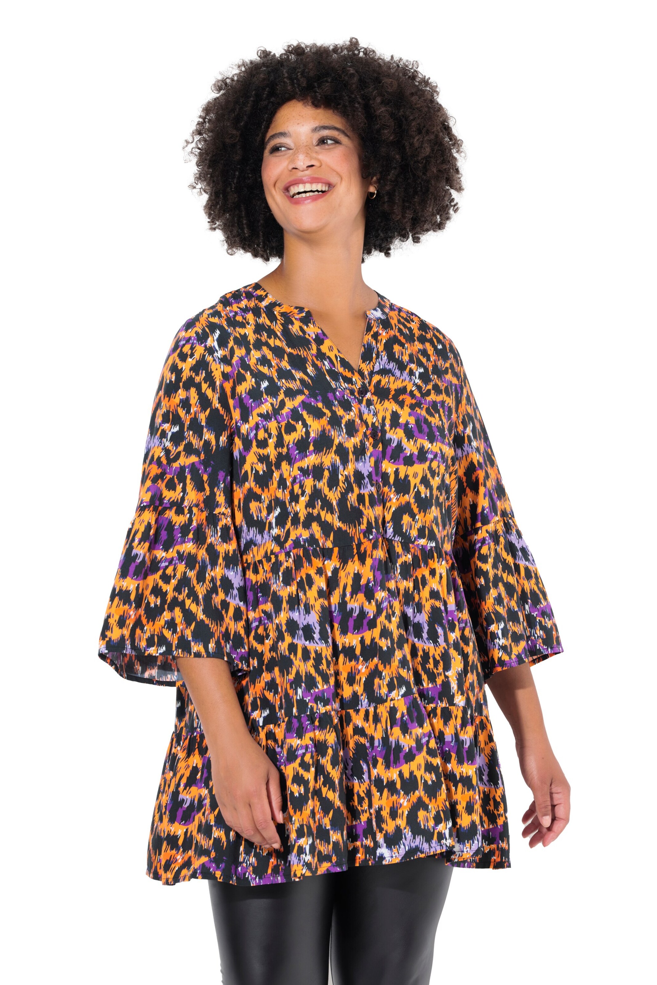 Angel of Style Tunic in Orange: front