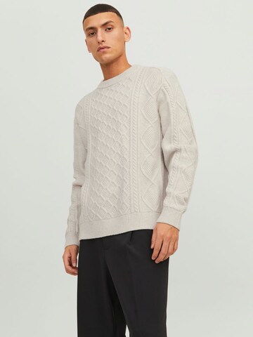 JACK & JONES Pullover i beige: forside