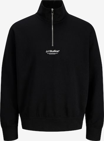 JACK & JONES Sweatshirt 'JJESoho' in Zwart: voorkant