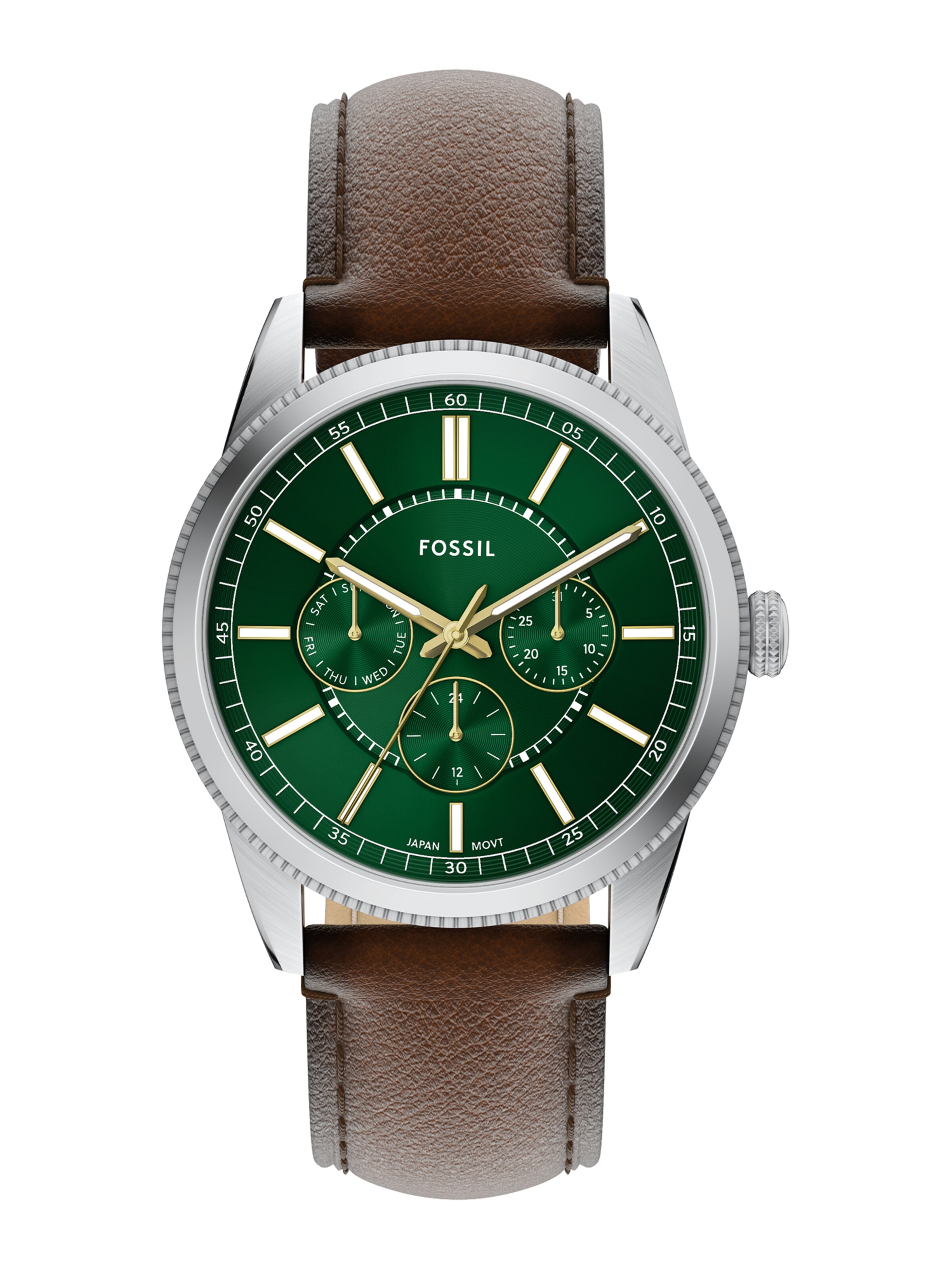 FOSSIL Analog watch 'PEARSON' in Brown / Fir / Silver, Item view