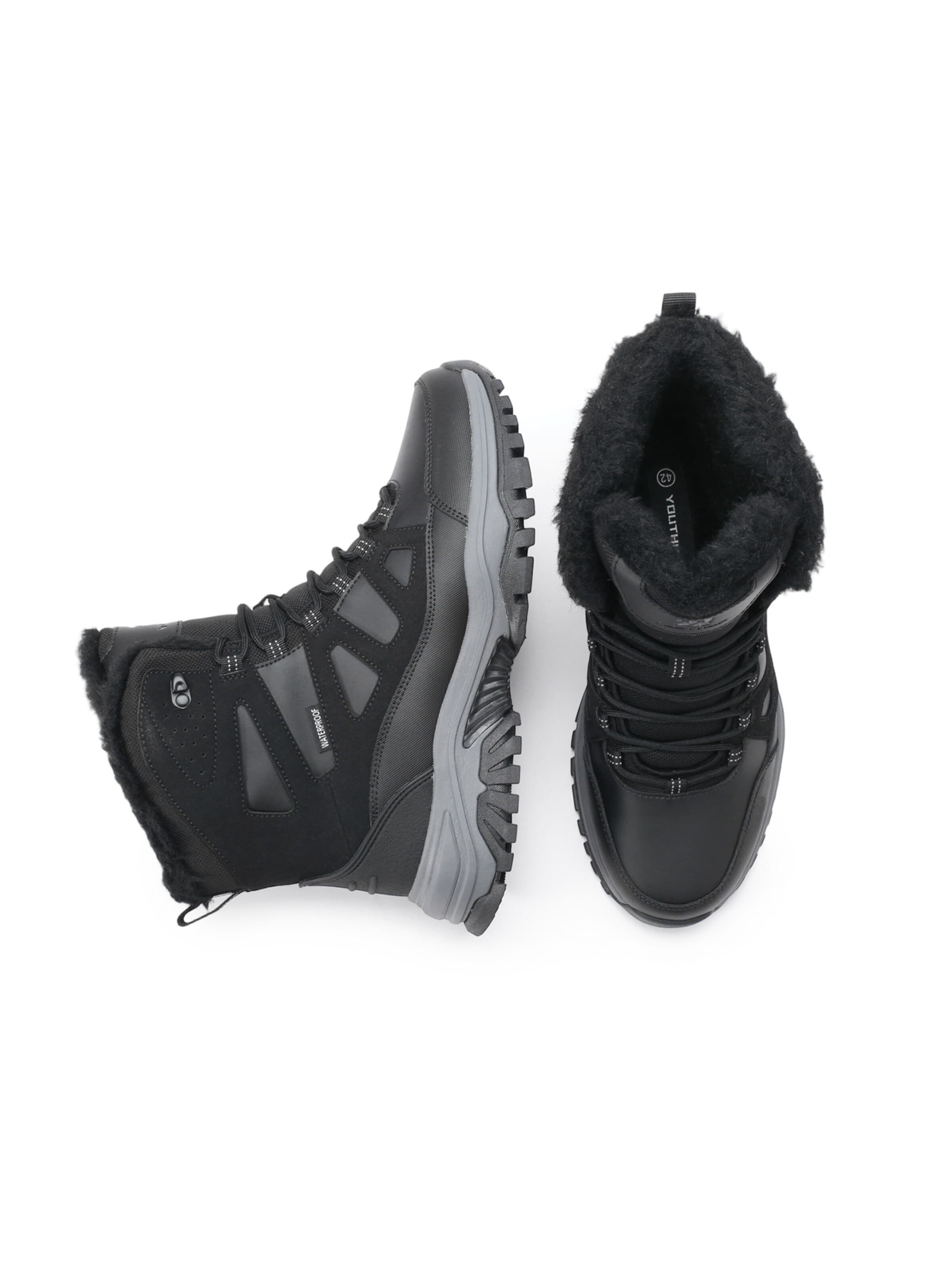 YOUTHUP Snow Boots in Black