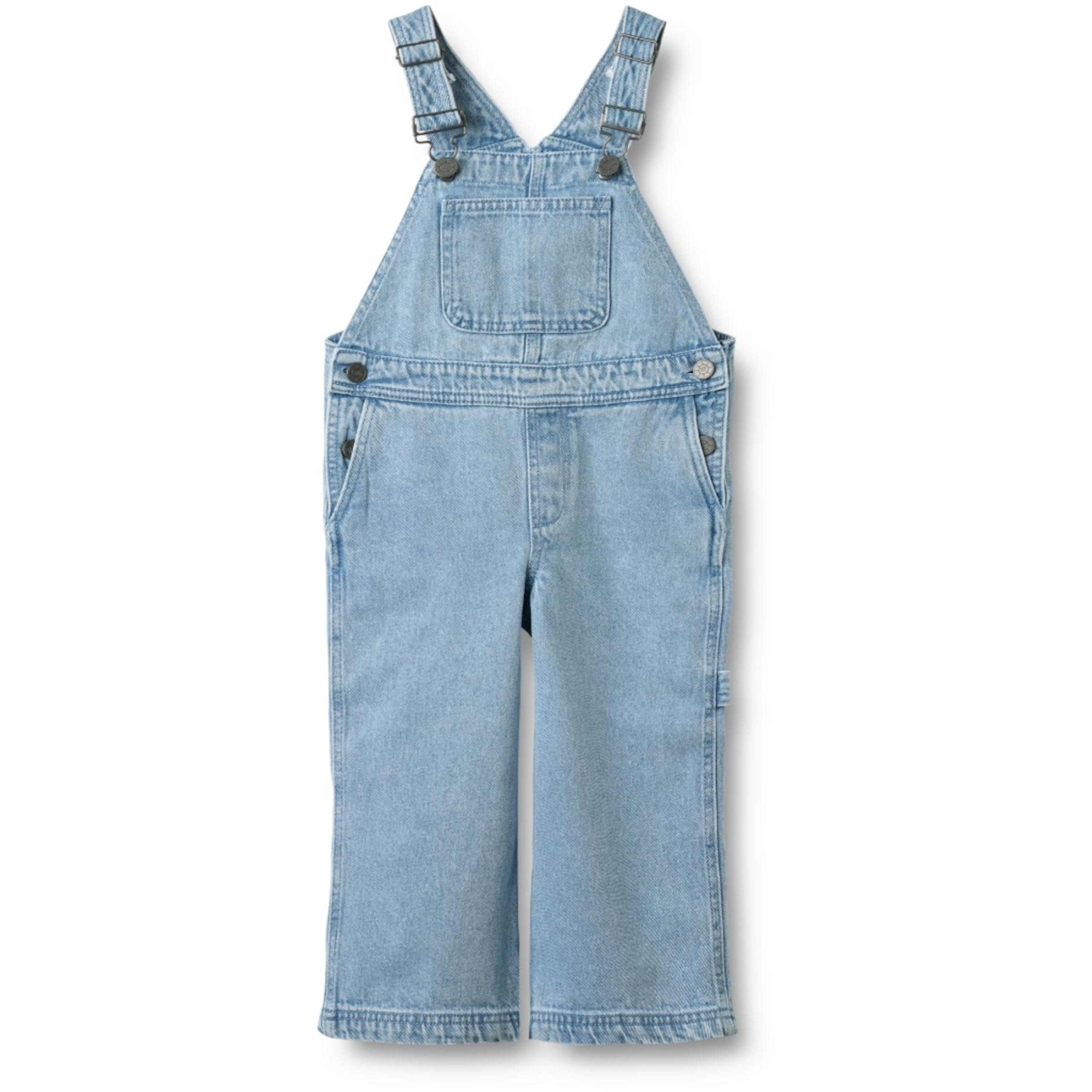 Wide Leg Salopette 'Marley' WHEAT en bleu : devant