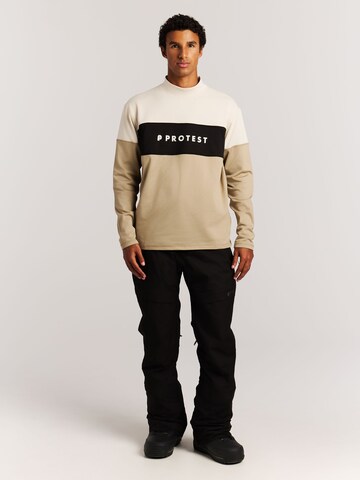 PROTEST Athletic Sweatshirt 'PRTLevin' in Brown