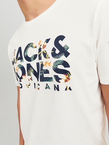 JACK & JONES Tričko 'BECS' – bílá