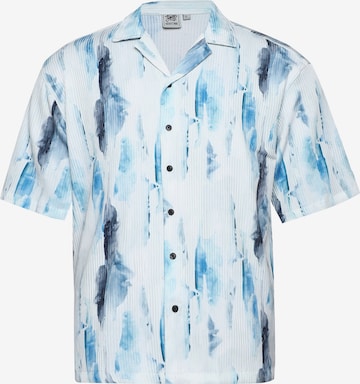 Campus Sutra - Ajuste regular Camisa 'Tammy' en azul: frente